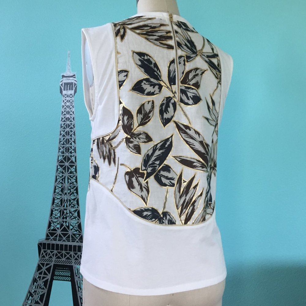 J. Crew Sleeveless Linen and Cotton Top - Picture 6 of 9